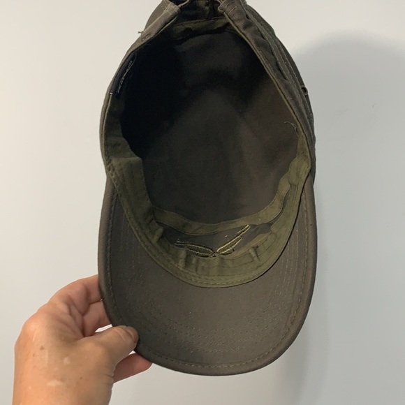 United States Air Force Embroidered Army Green Adjustable 100% Cotton Cap Hat - Picture 8 of 16